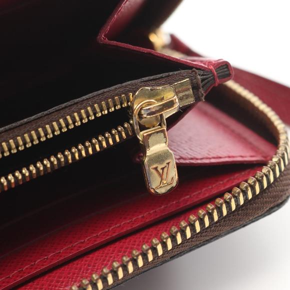 Louis Vuitton Wallet Brown Portefeuille Clemence Fuchsia Long - Picture 6 of 7